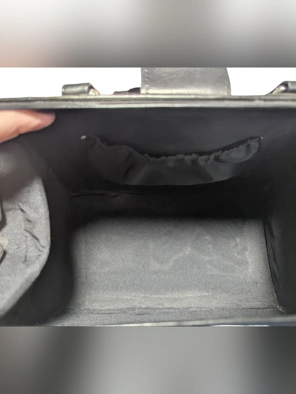American West Black Western-Style Tooled Leather Satchel